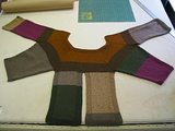 Exploded View sweater pattern